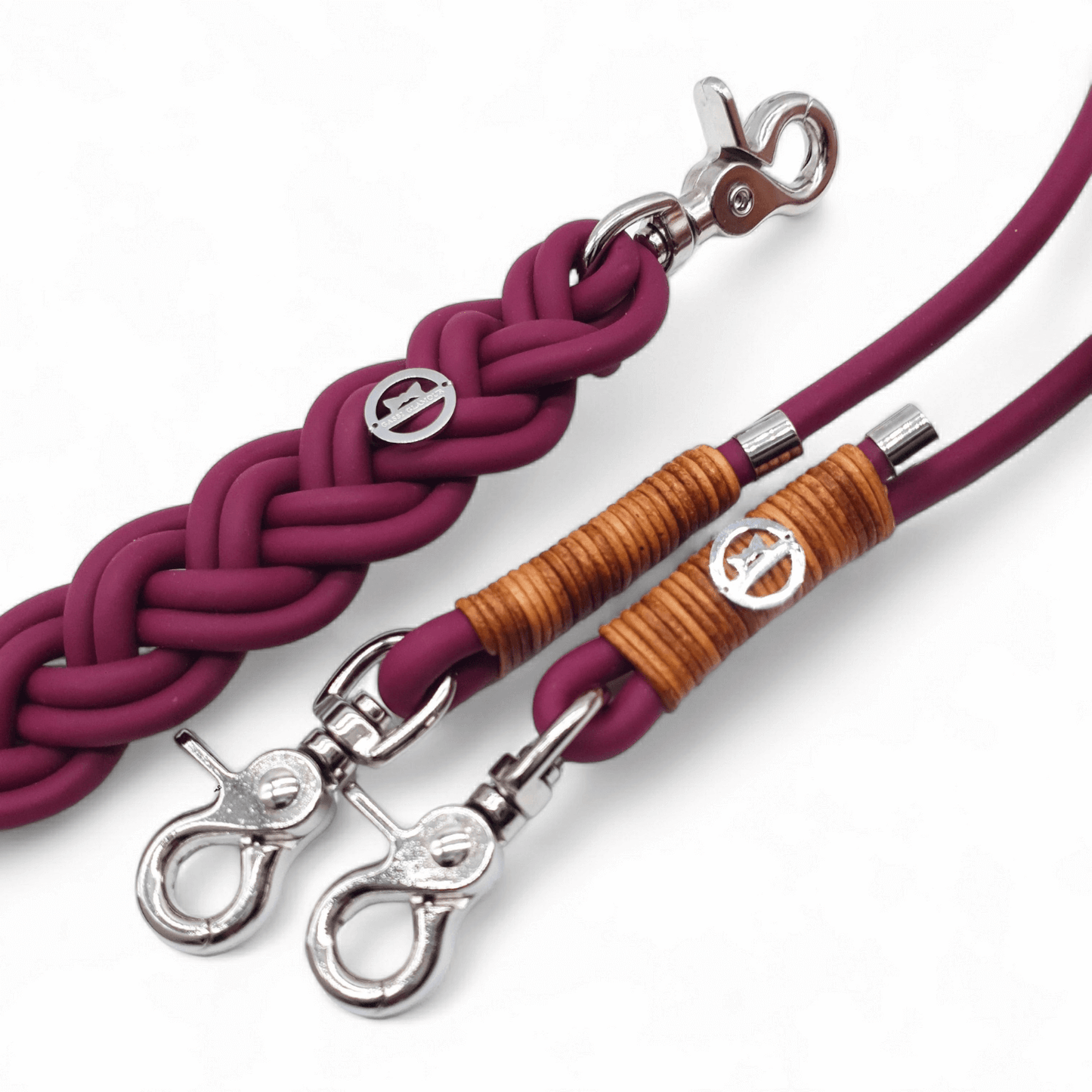 BioThane® Halsband Weinrot