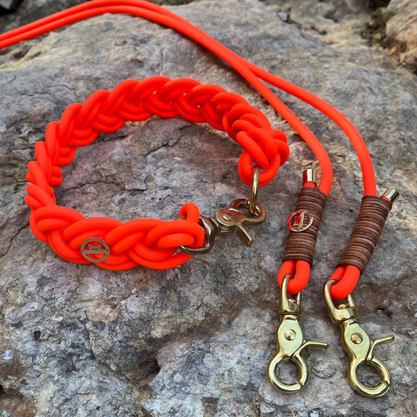 BioThane® Leine Neon-Orange