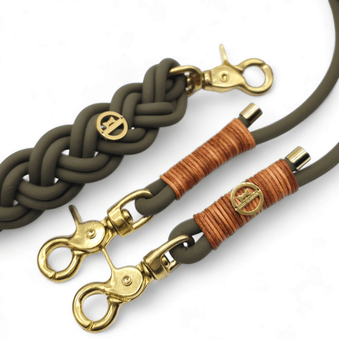 BioThane® Halsband Olive