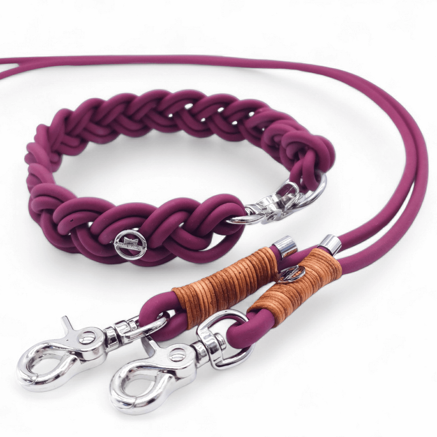 BioThane® Halsband Weinrot