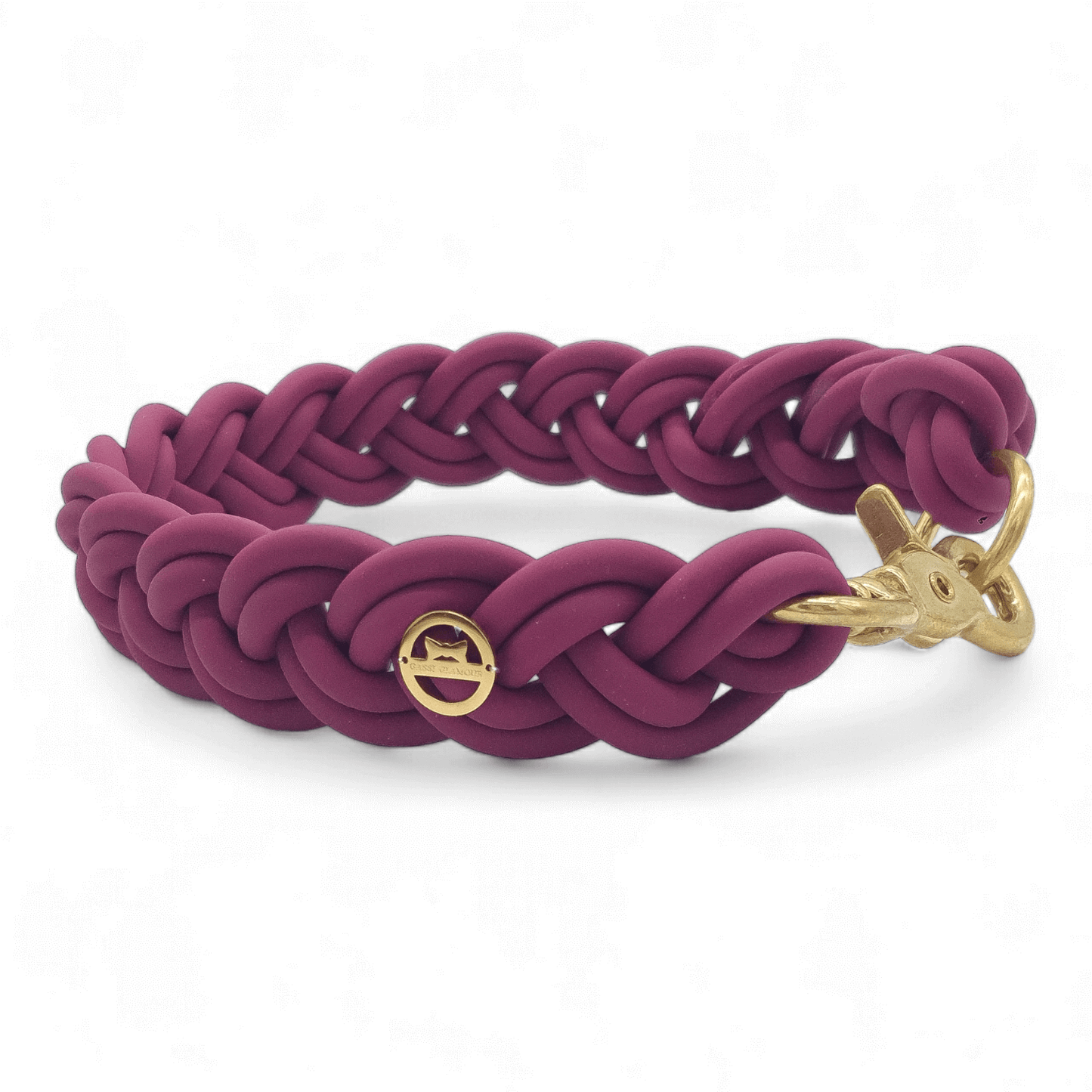 BioThane® Halsband Weinrot