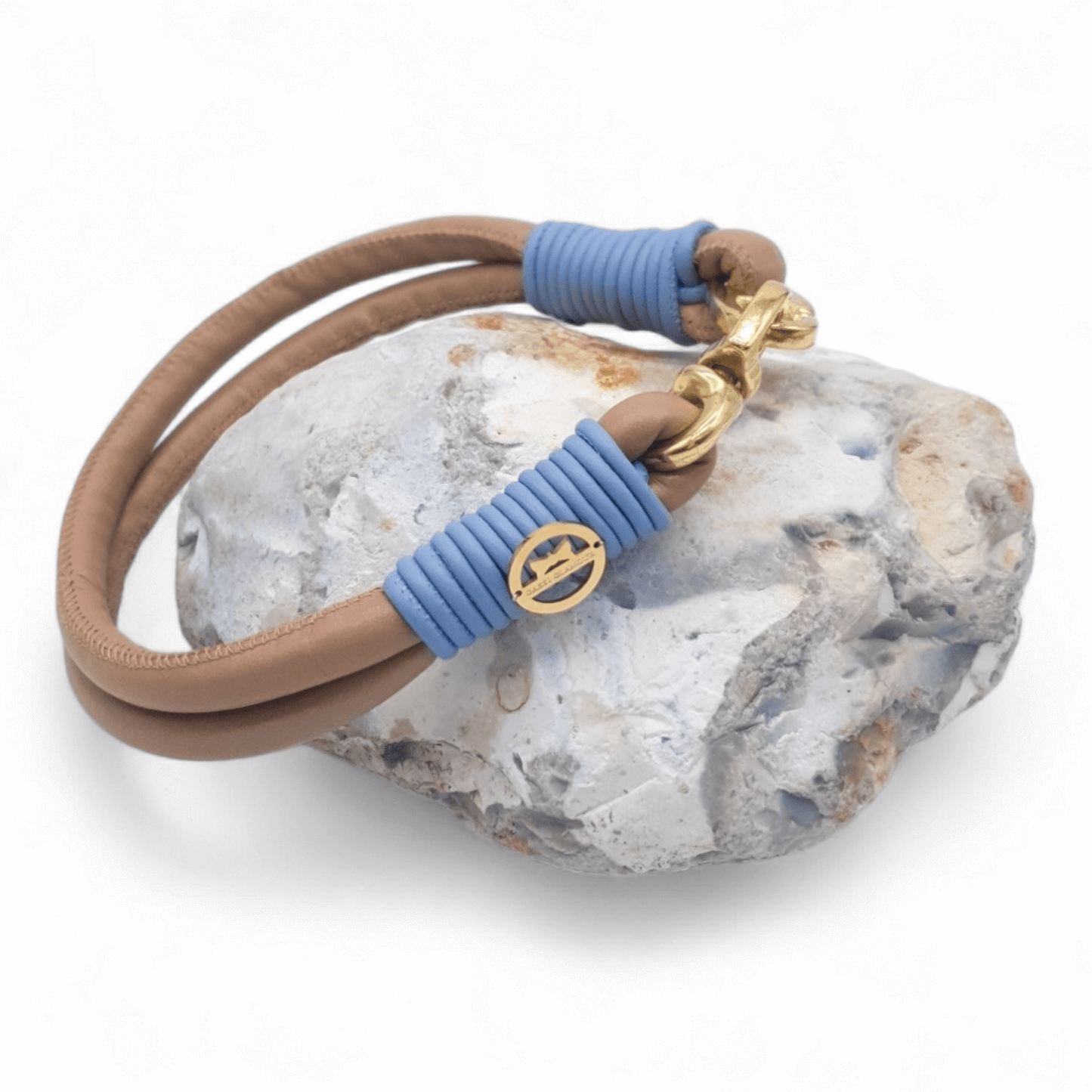Doppelstrang-Halsband Cappuccino