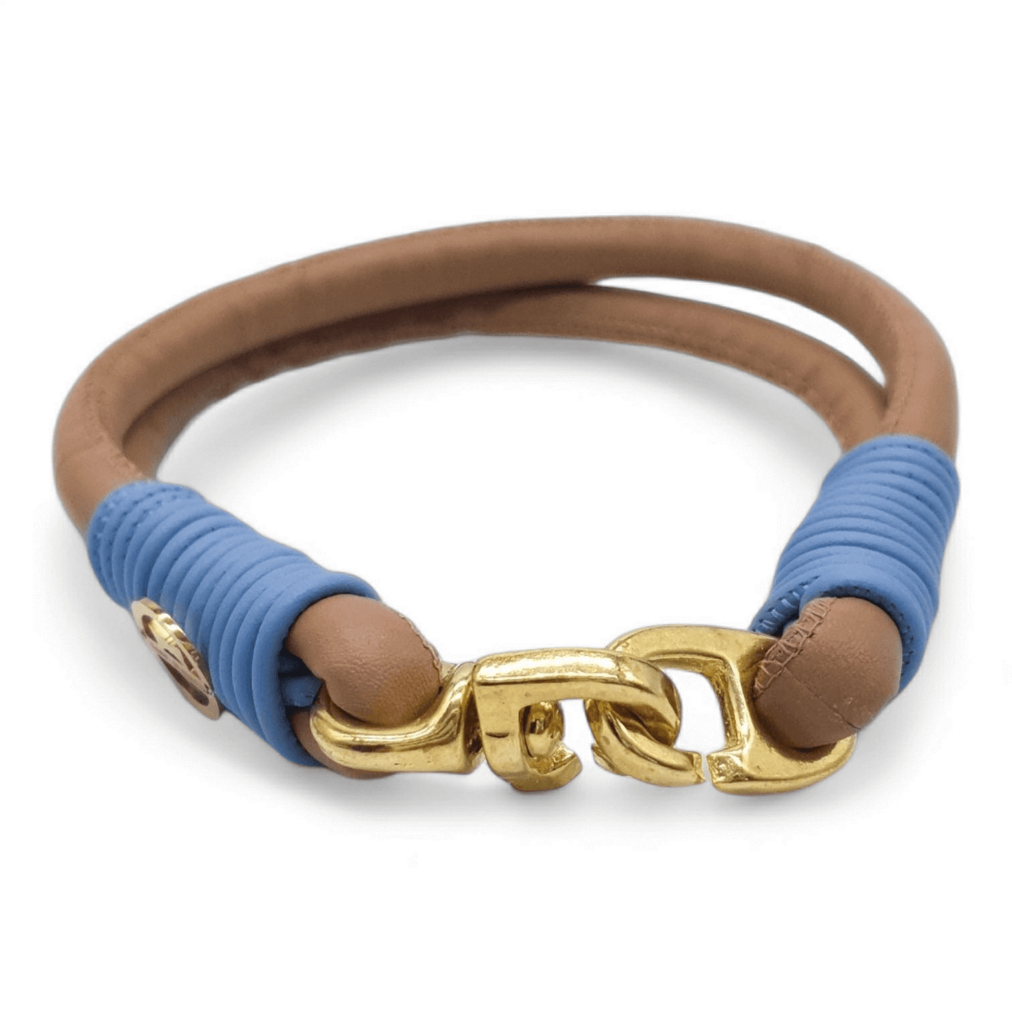 Doppelstrang-Halsband Cappuccino