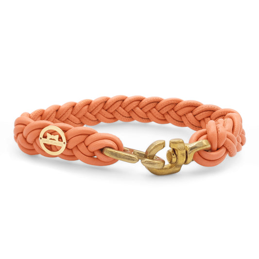 Flechthalsband Peach