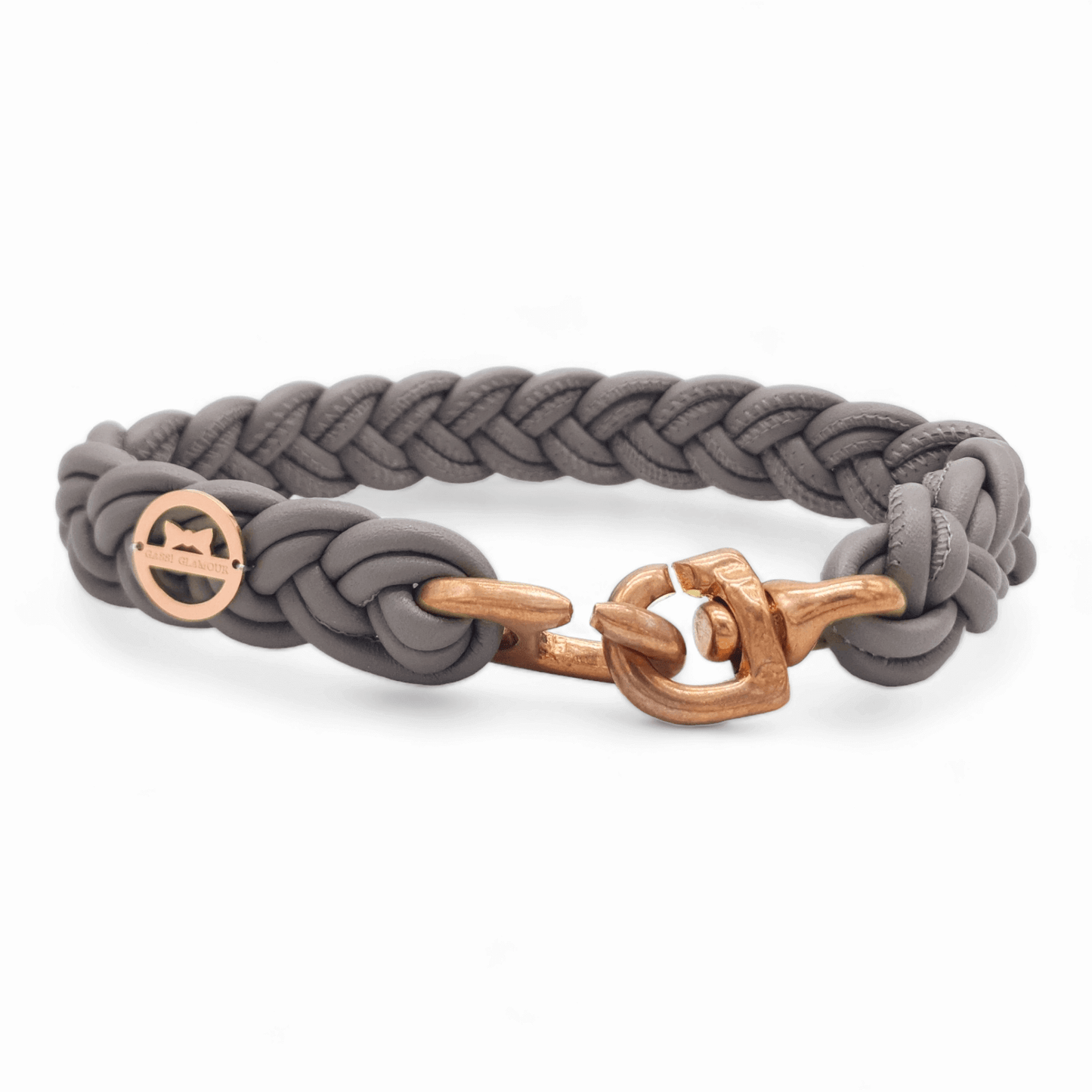 Flechthalsband Taupe