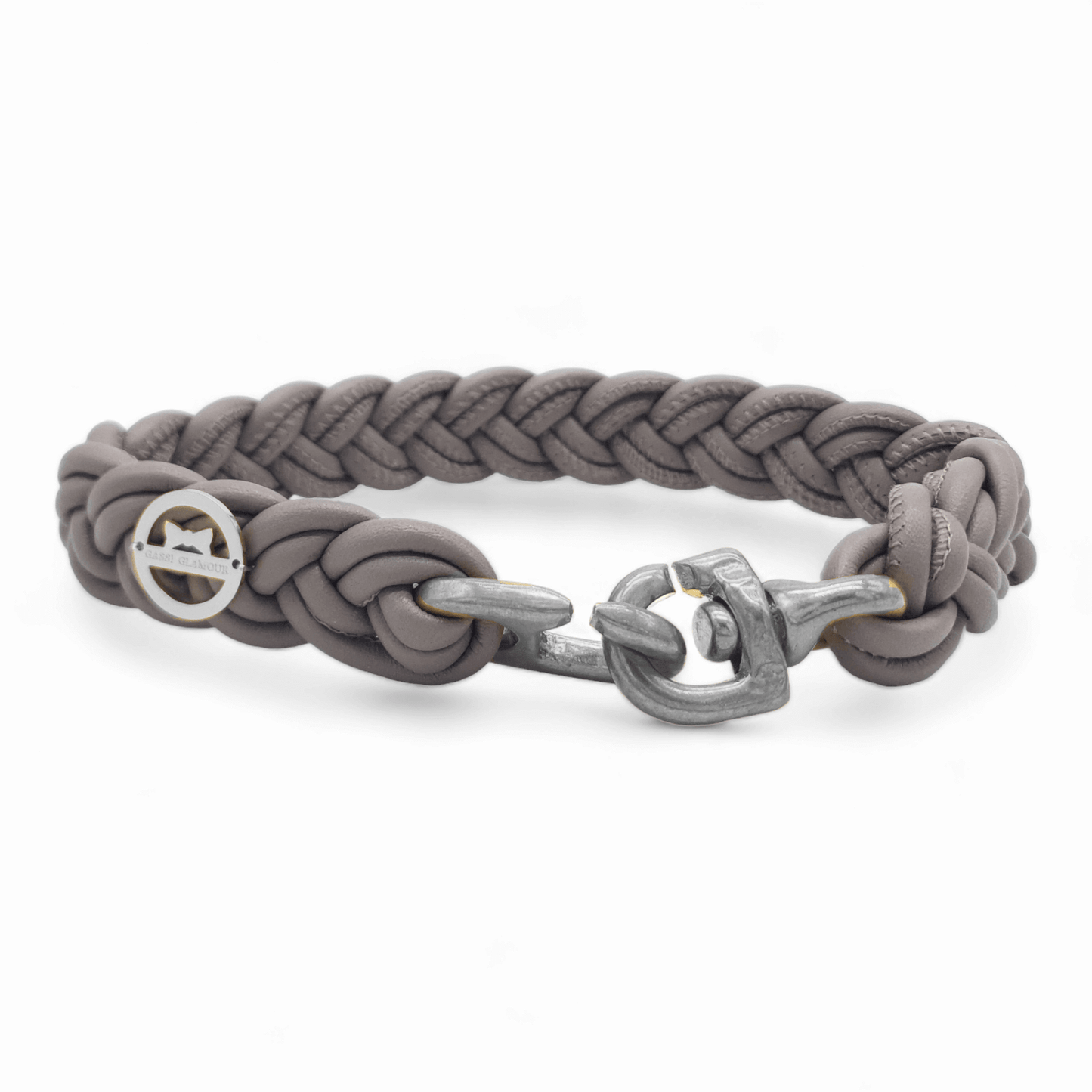 Flechthalsband Taupe