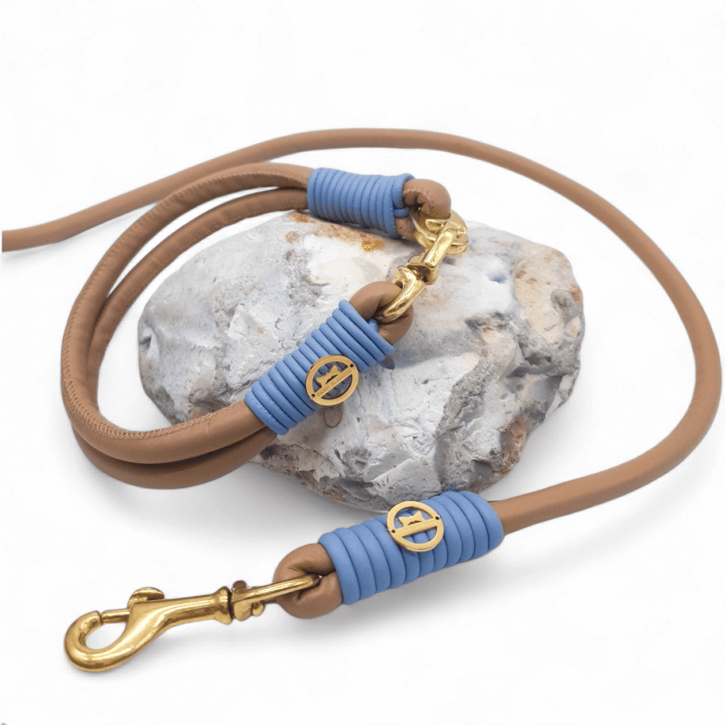 Doppelstrang-Halsband Cappuccino