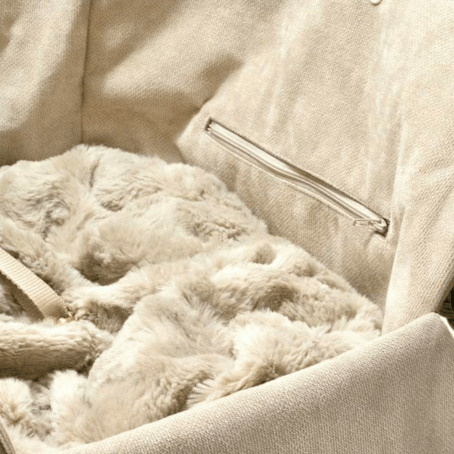 Hundeshopper in Taupe