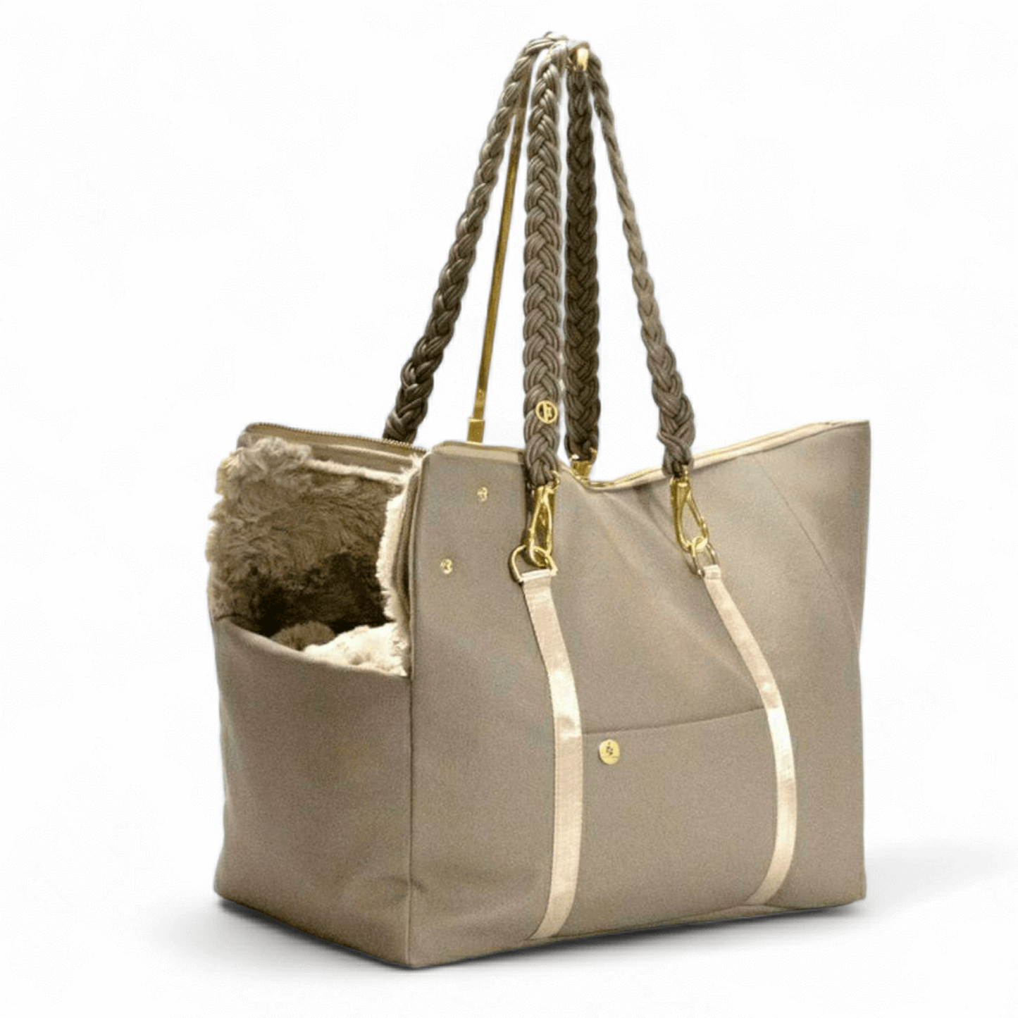 Hundeshopper in Taupe