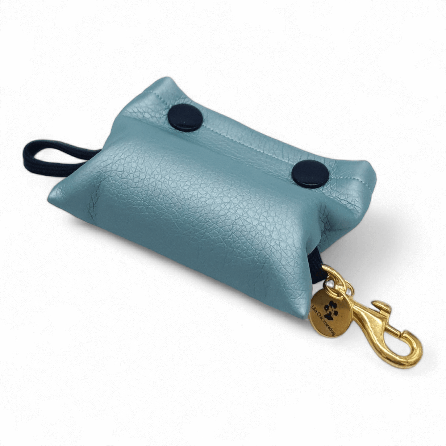 Kotbeutelspender Metallic-Lagune