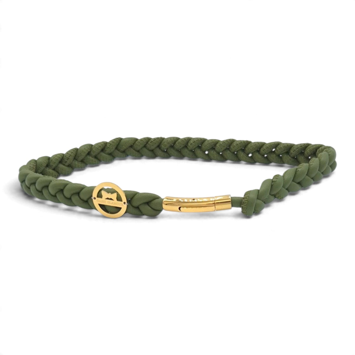 Markenhalsband Dusty Olive