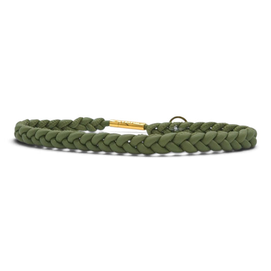 Markenhalsband Dusty Olive