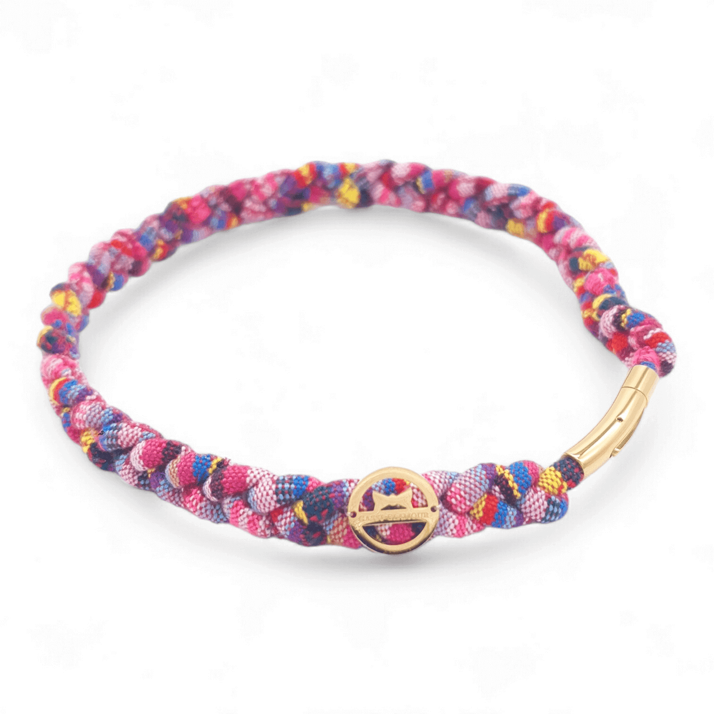 Markenhalsband Pink-Ethno