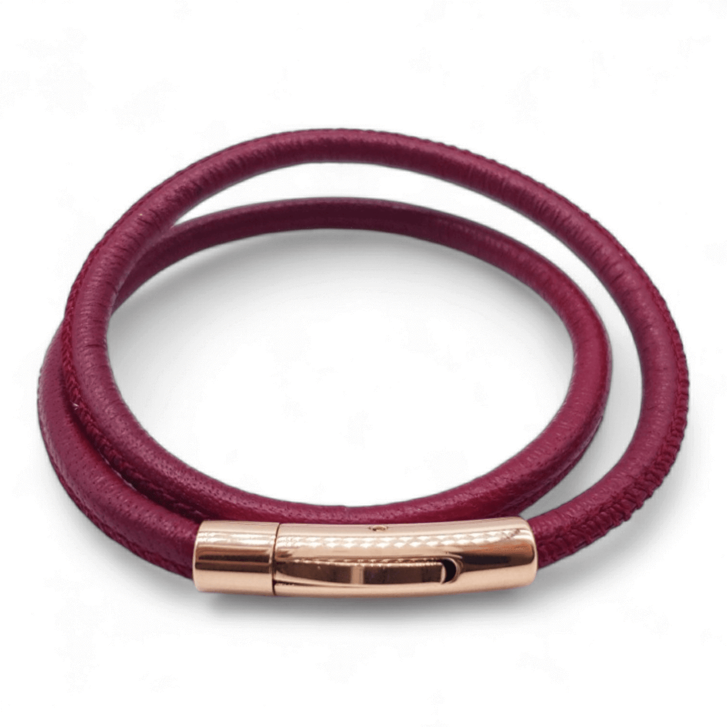 Wickelarmband Dunkelrot