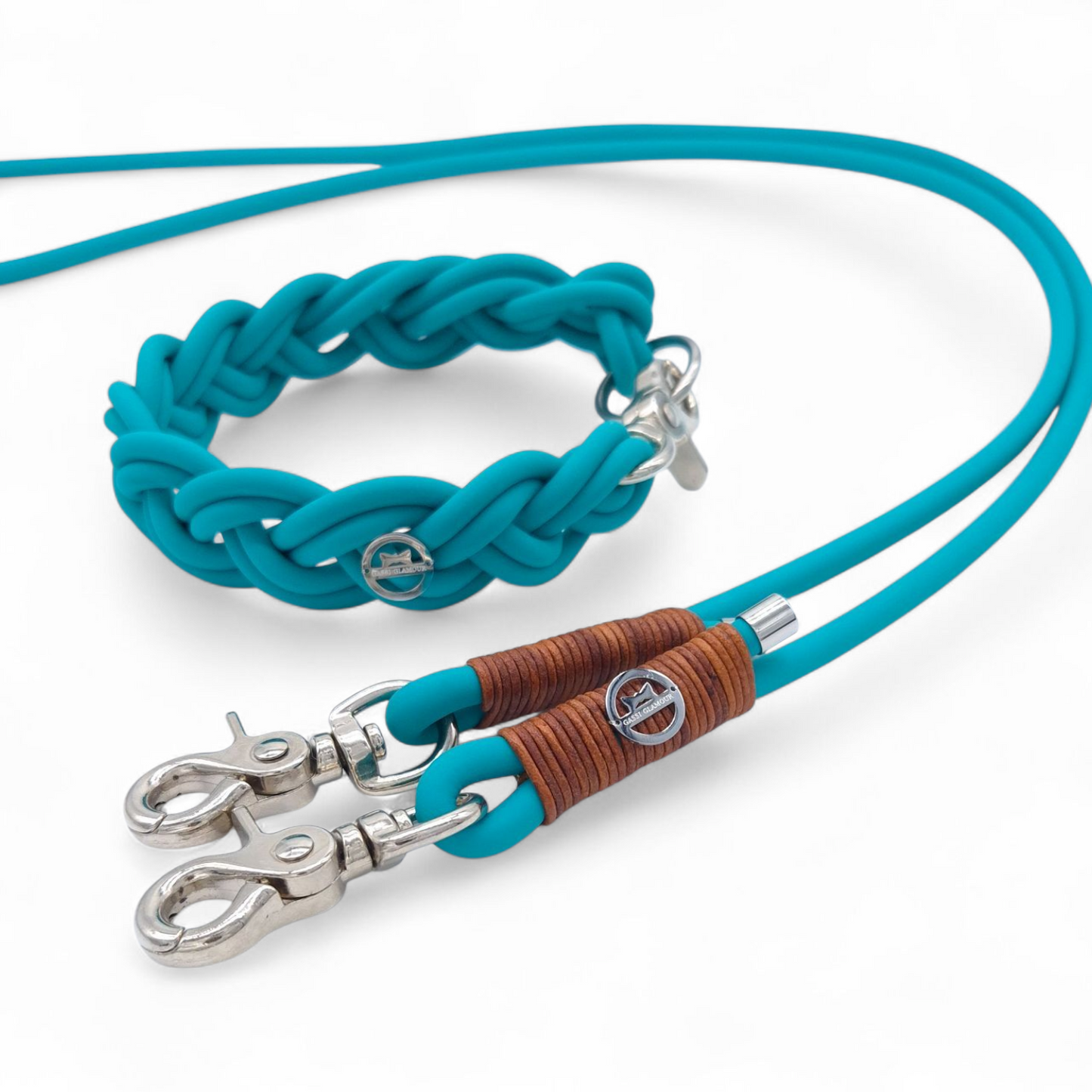 BioThane® Halsband Petrol