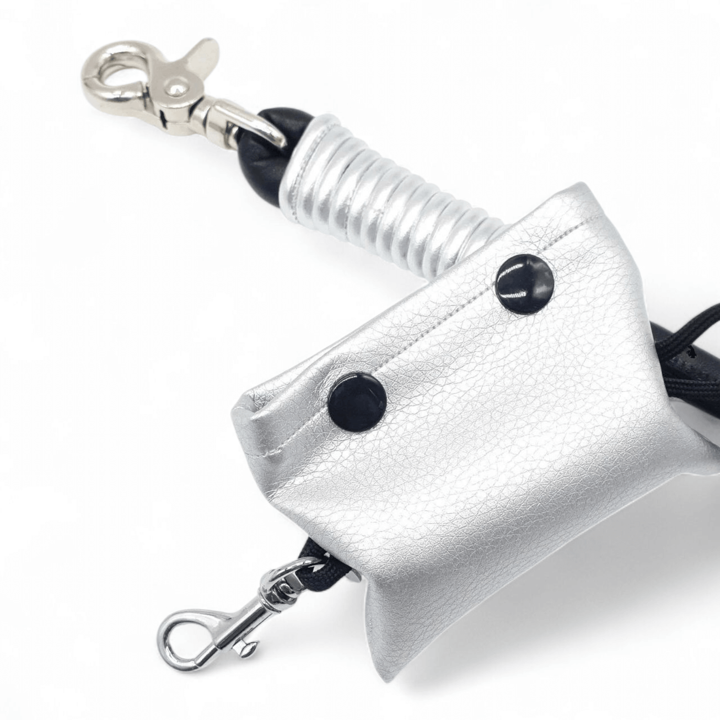 Kotbeutelspender Silber Metallic