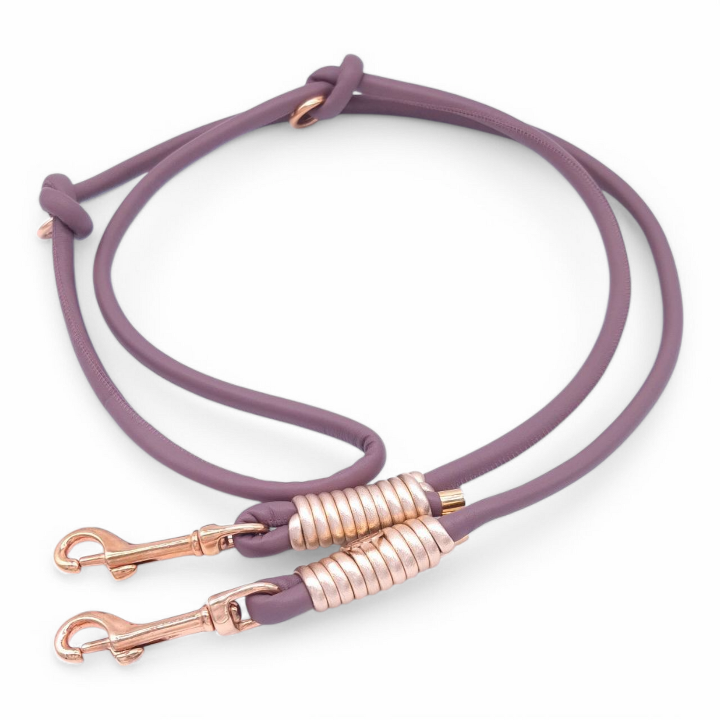 Leine Mauve-Roségold Metallic