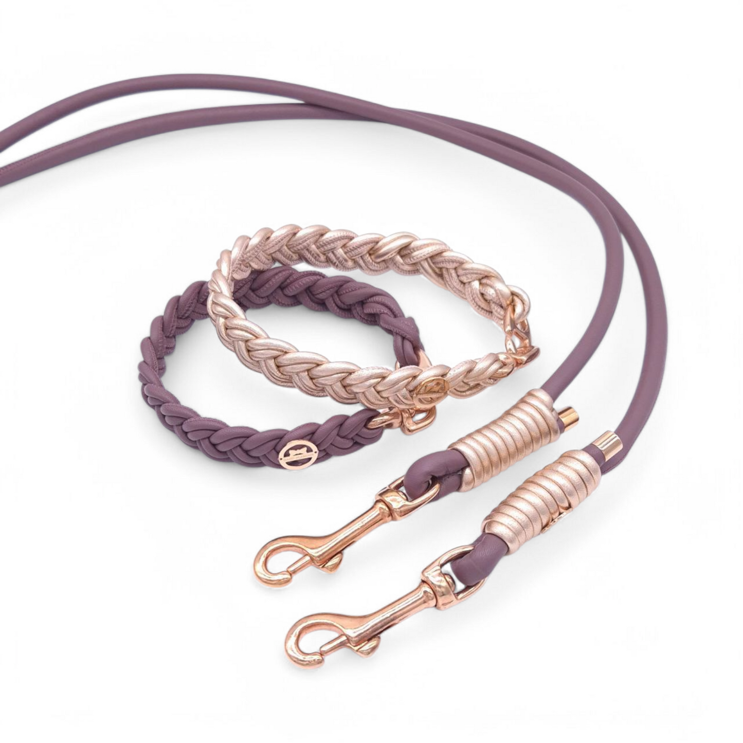 Leine Mauve-Roségold Metallic