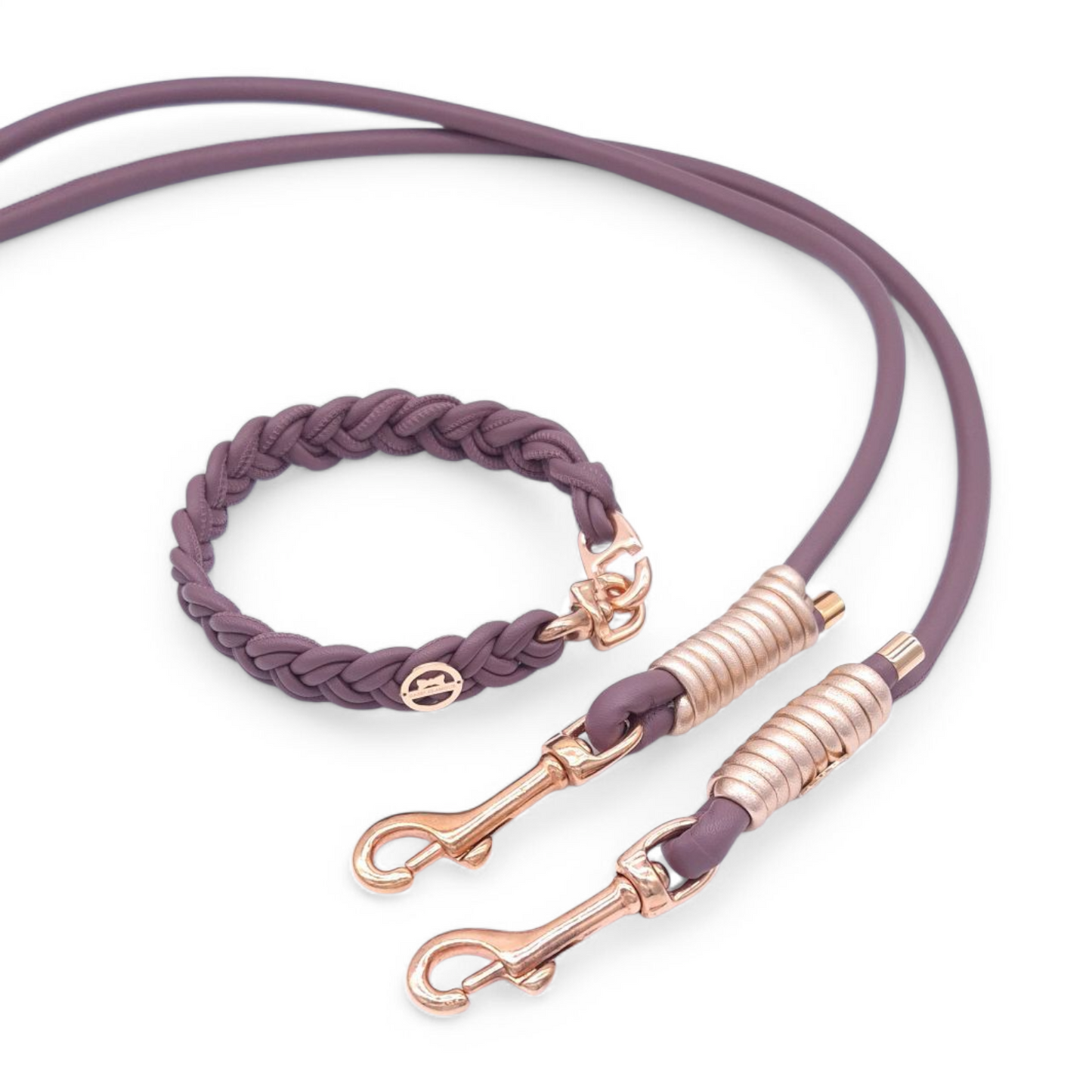 Leine Mauve-Roségold Metallic