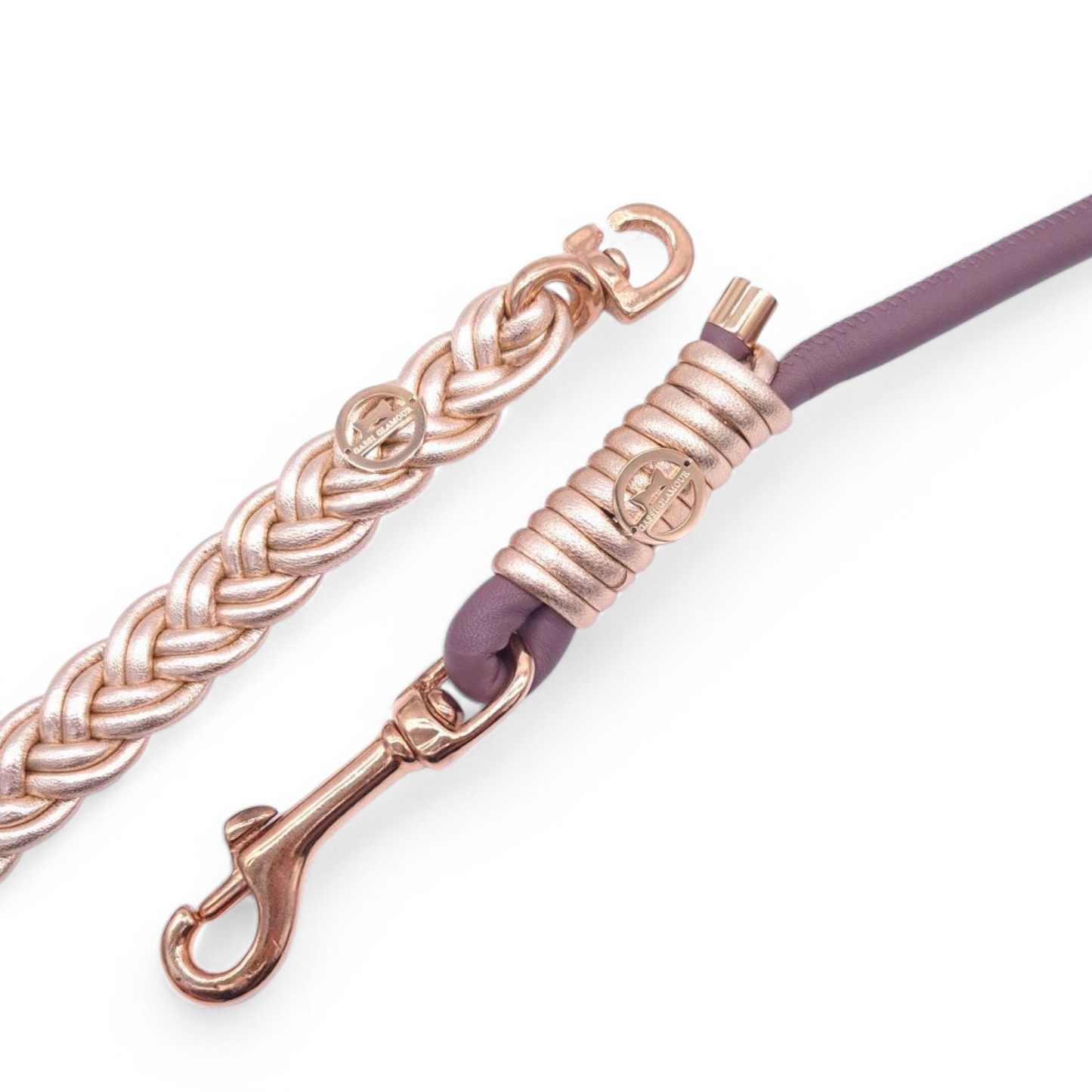 Leine Mauve-Roségold Metallic