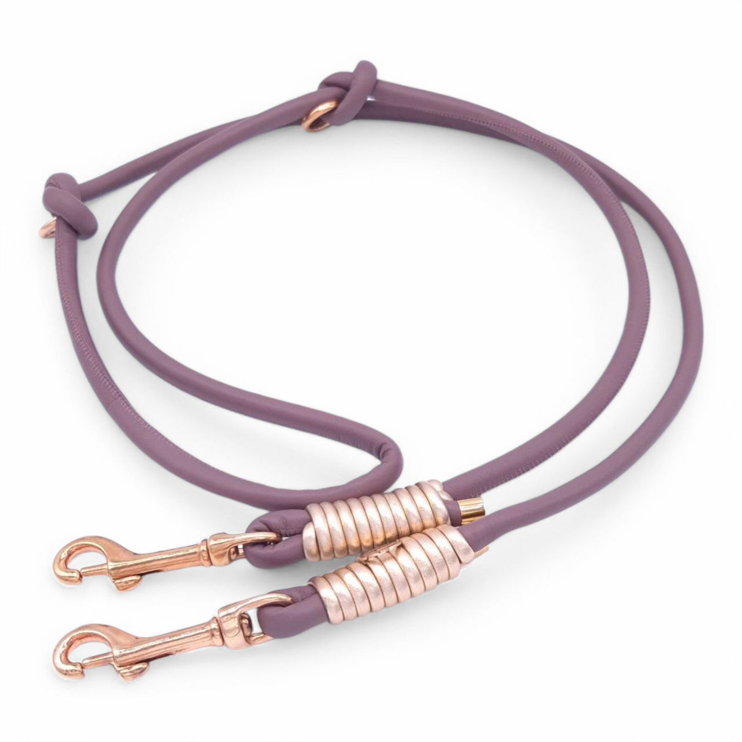 Leine Mauve-Roségold Metallic