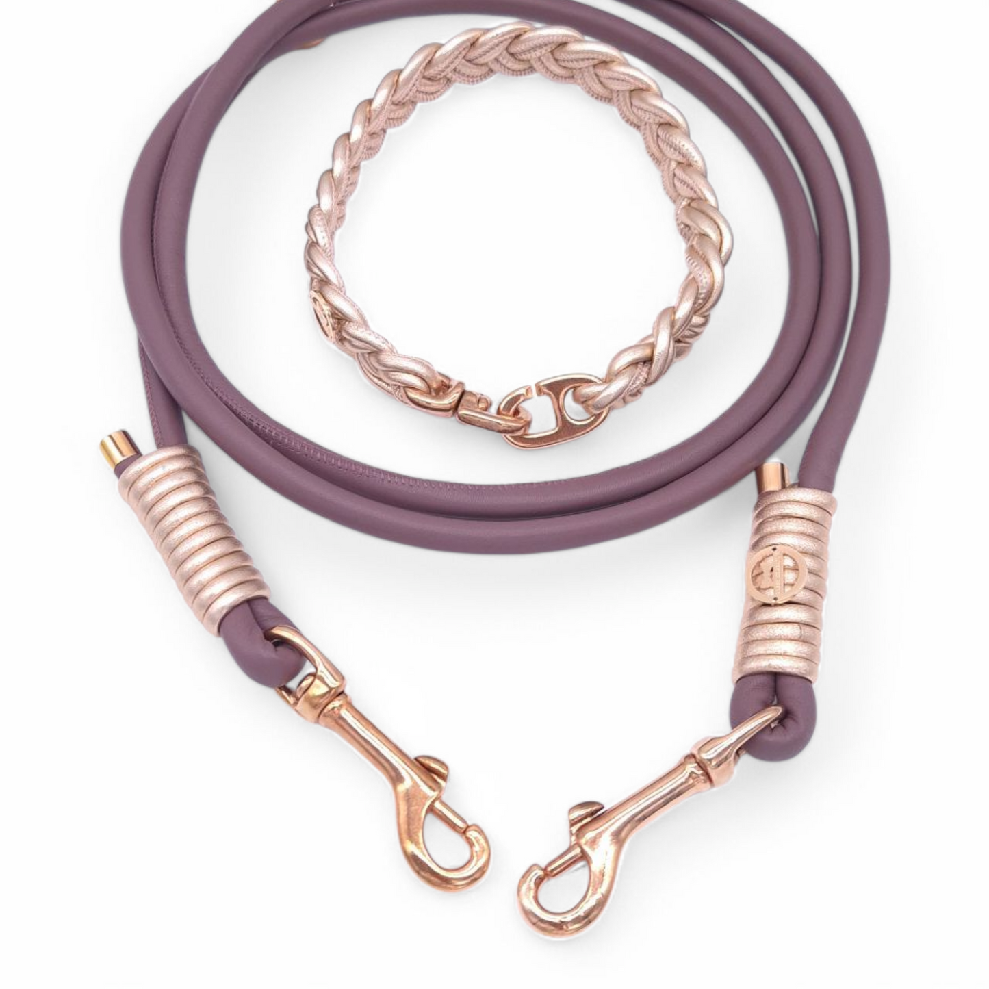 Leine Mauve-Roségold Metallic