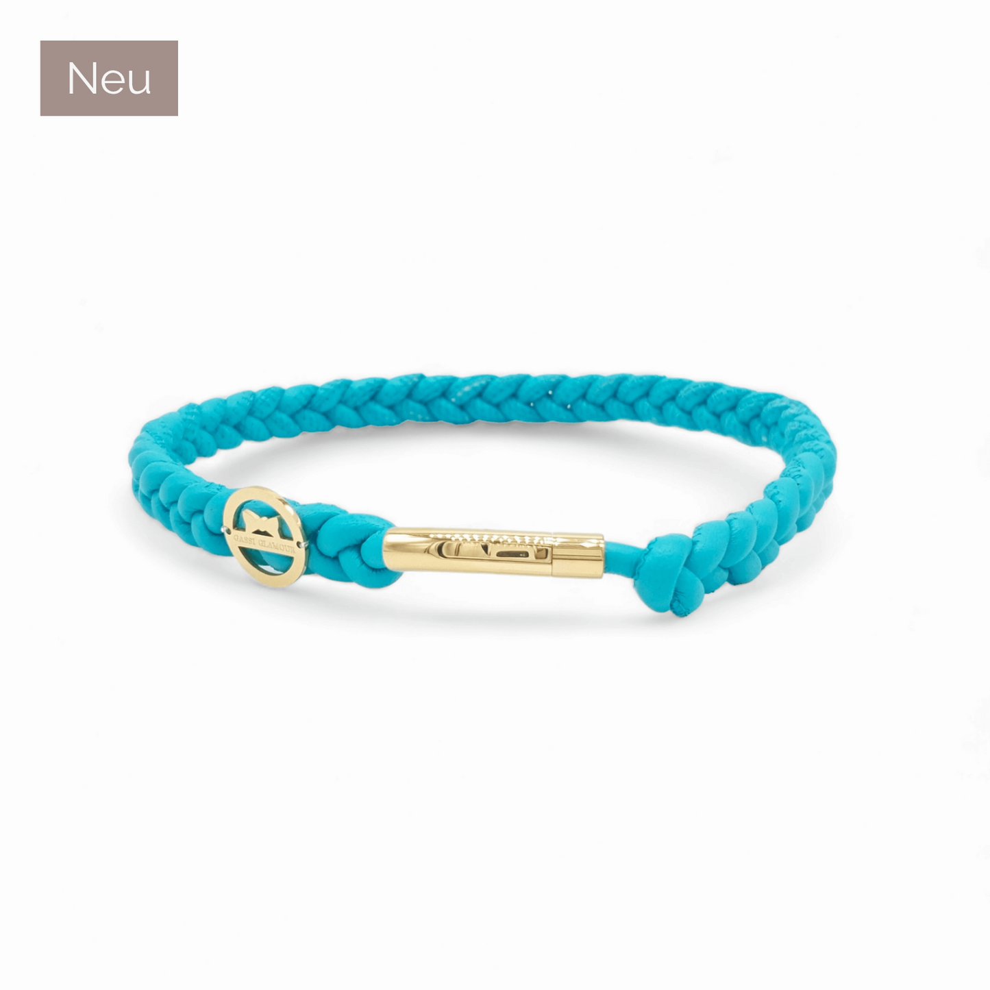 Markenhalsband Türkis