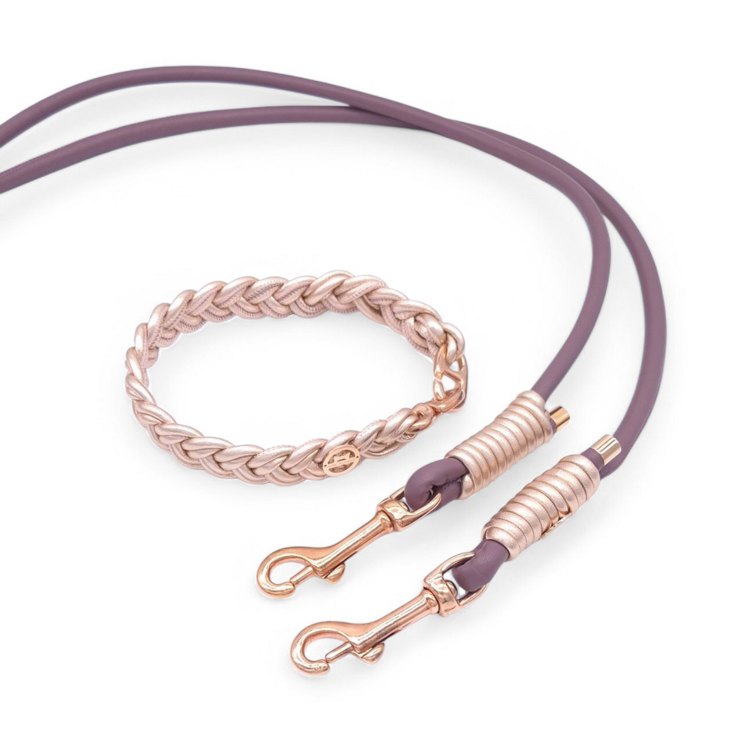 Leine Mauve-Roségold Metallic