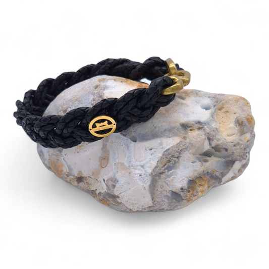 Flechthalsband "Schwarz" 29 cm Halsumfang (Sofortkauf)