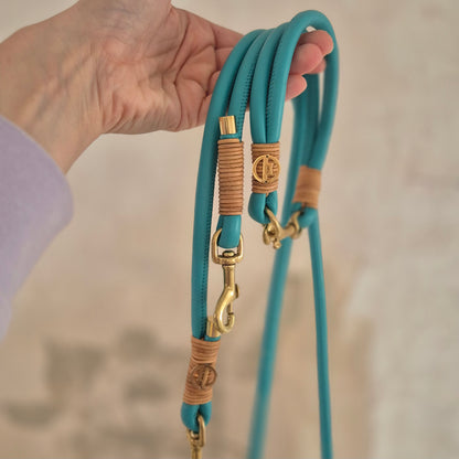 Doppelstrang-Halsband Türkis