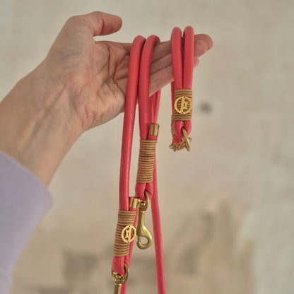 Doppelstrang-Halsband Koralle