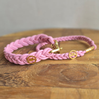Markenhalsband Rosa