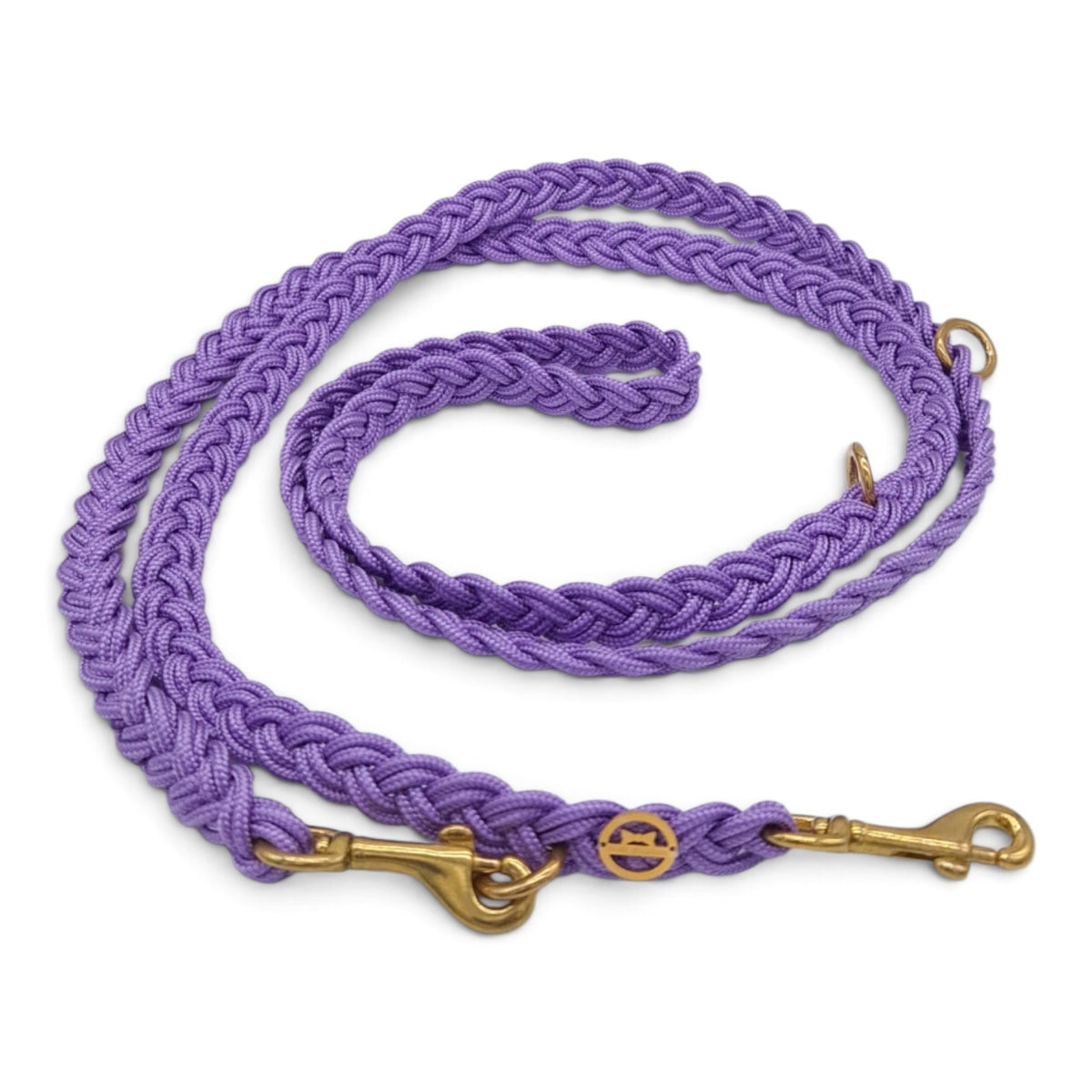 Paracord Flechtleine "Flieder"