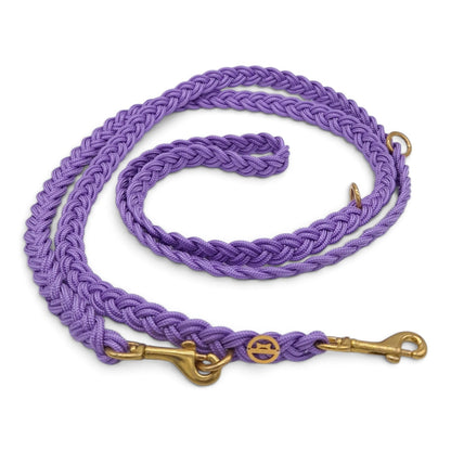 Paracord Flechtleine "Flieder"