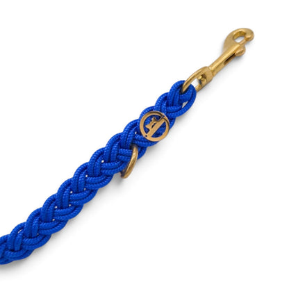 Paracord Flechtleine "Blau"