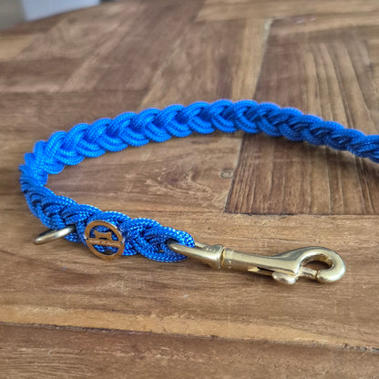 Paracord Flechtleine "Blau"