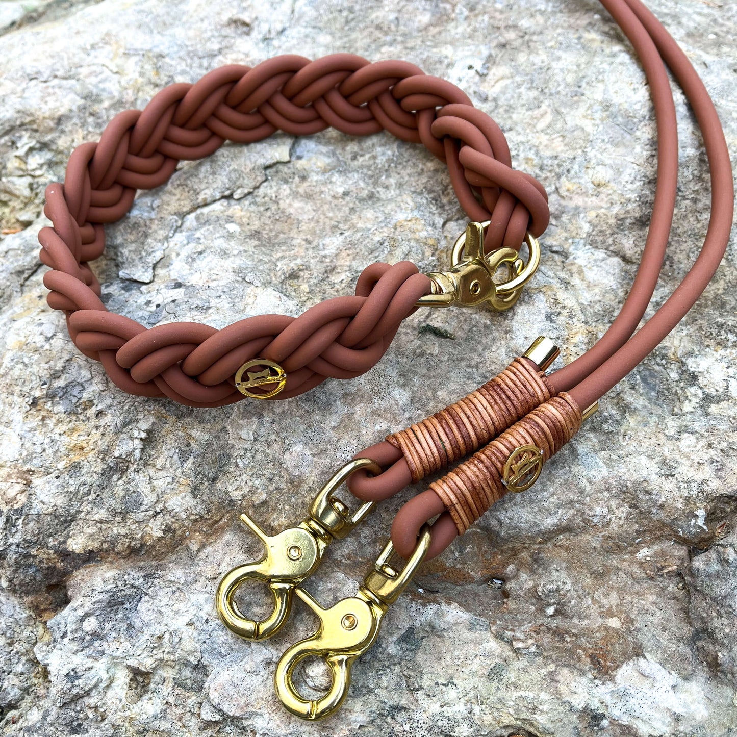 BioThane® Halsband Hellbraun