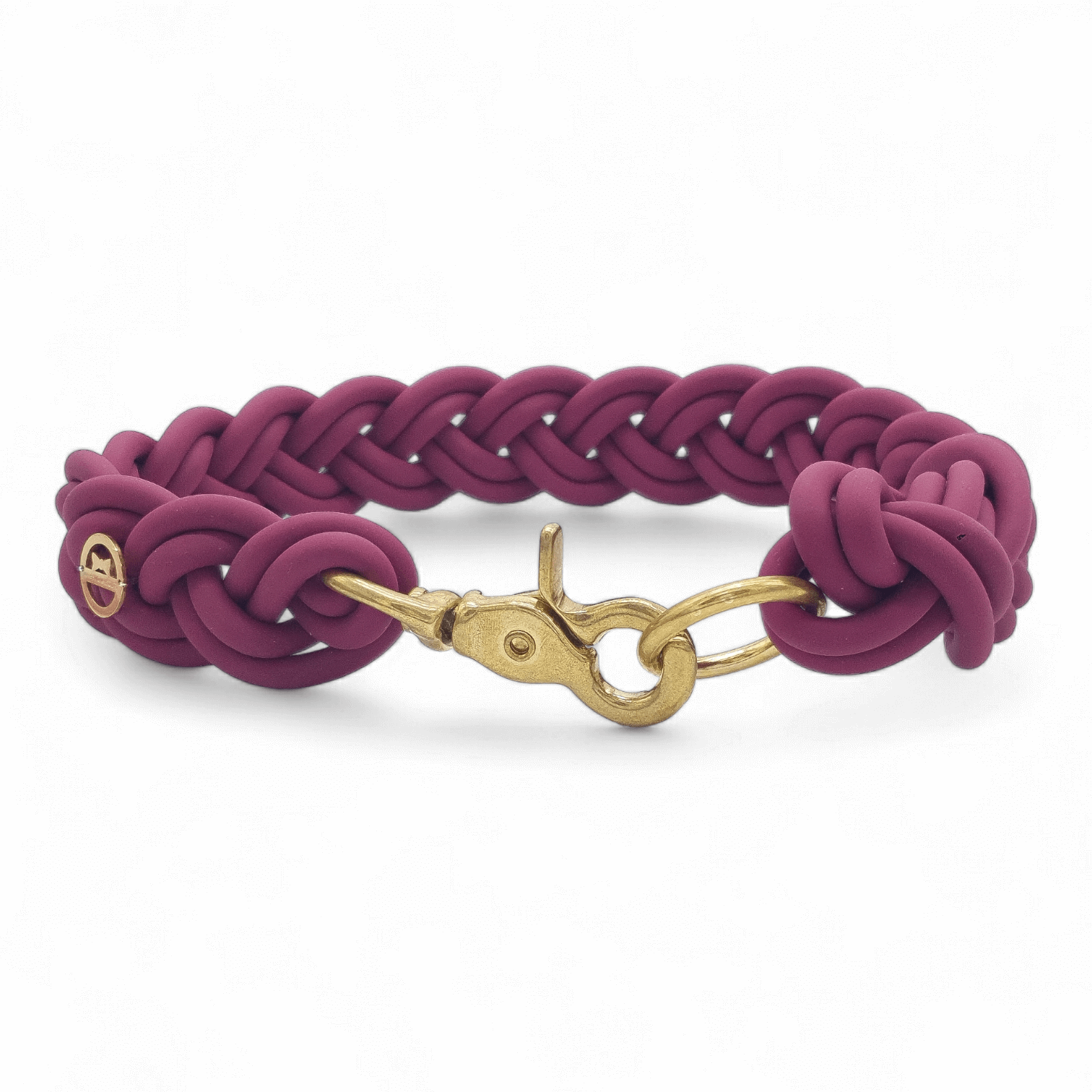 BioThane® Halsband Weinrot – GASSI GLAMOUR