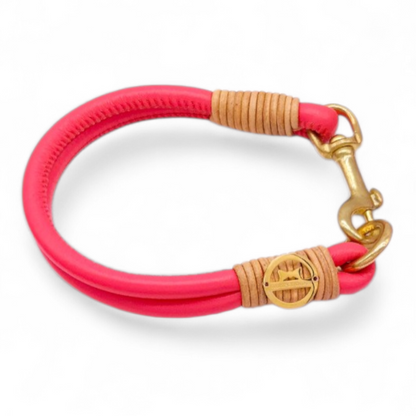 Doppelstrang-Halsband Koralle