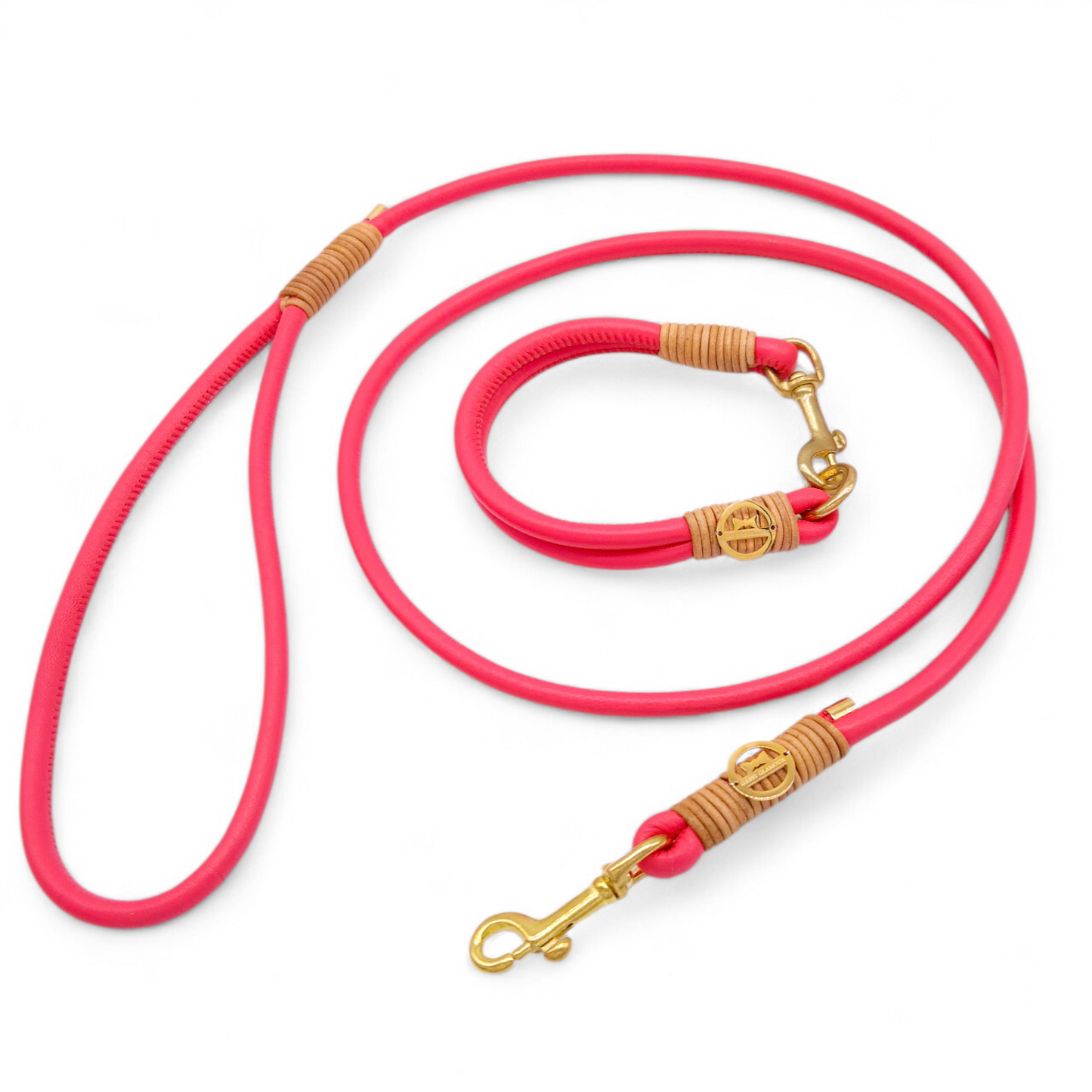 Doppelstrang-Halsband Koralle