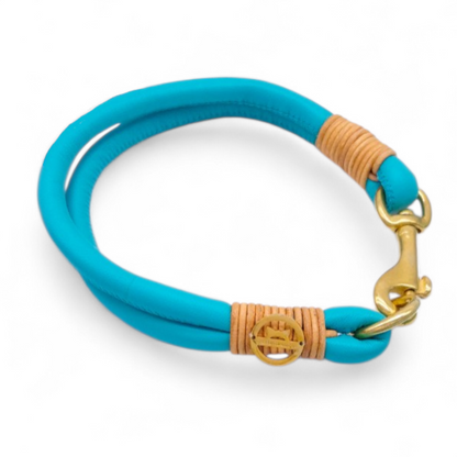 Doppelstrang-Halsband Türkis