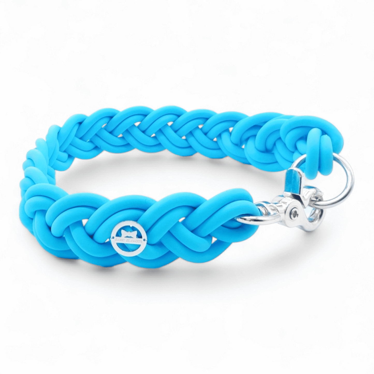 BioThane® Halsband Cyan