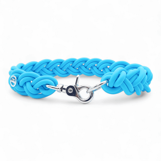 BioThane® Halsband Cyan