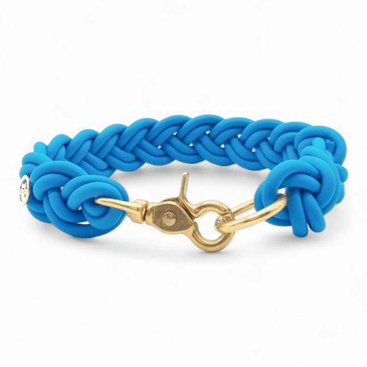 BioThane®Halsband "Lagune" 40 cm Halsumfang (Sofortkauf)