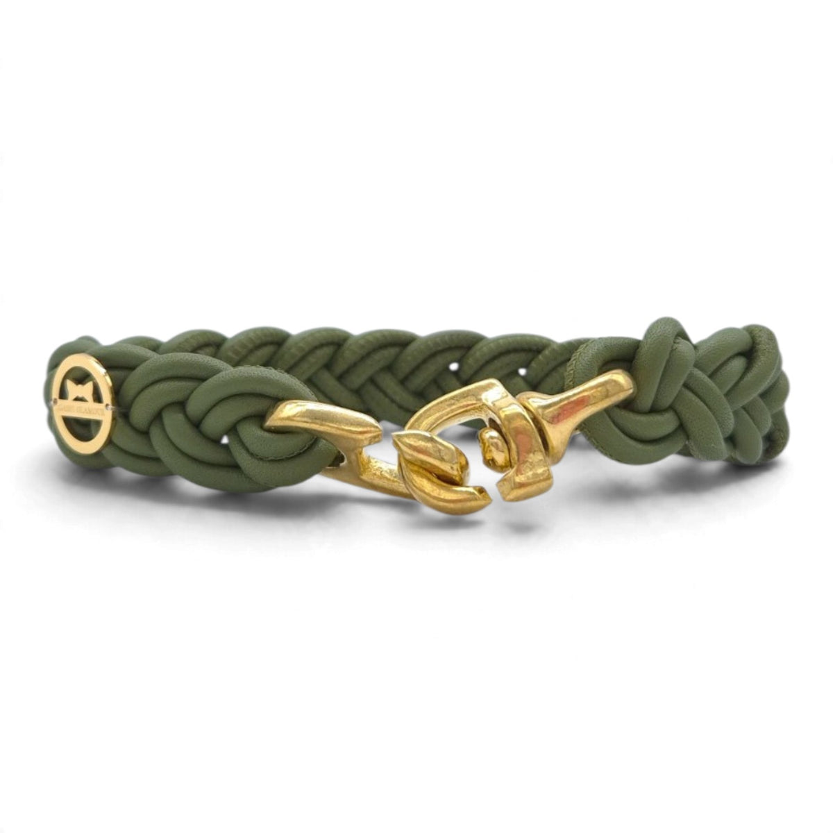 Flechthalsband Dusty Olive