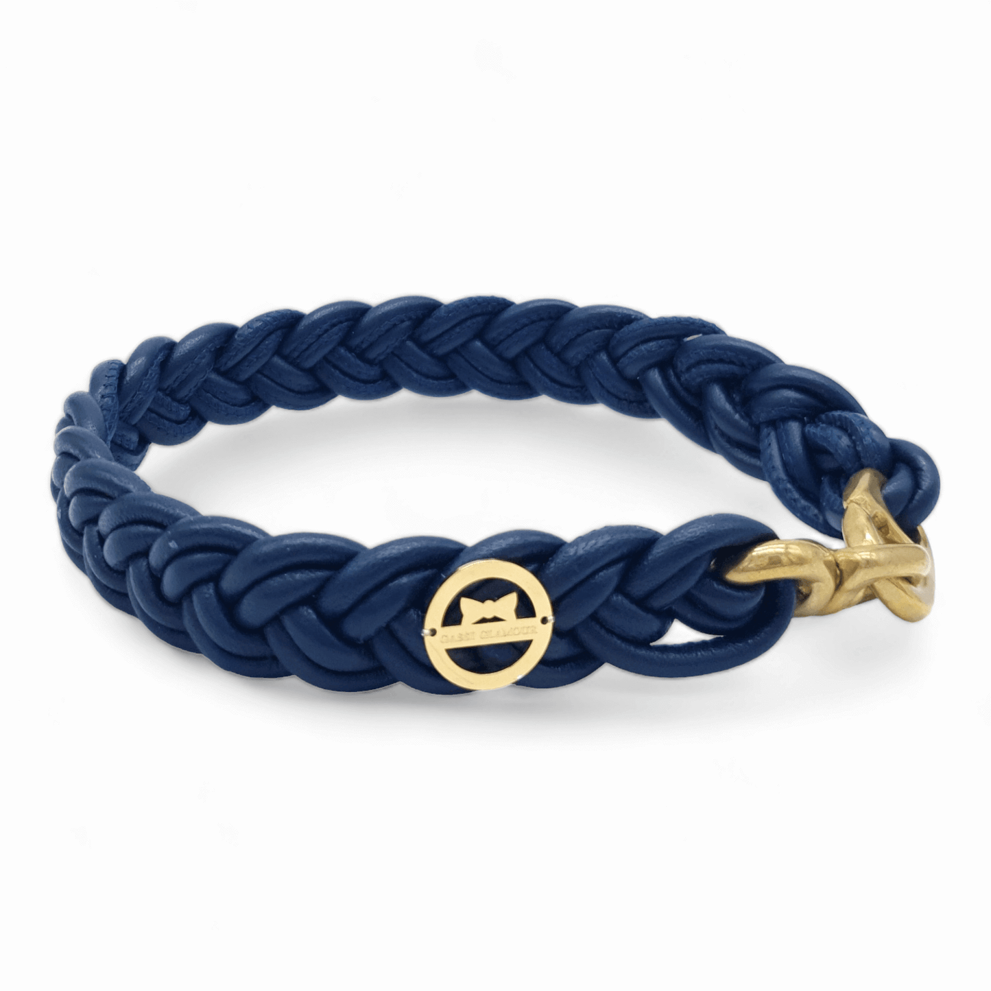 Flechthalsband Navy