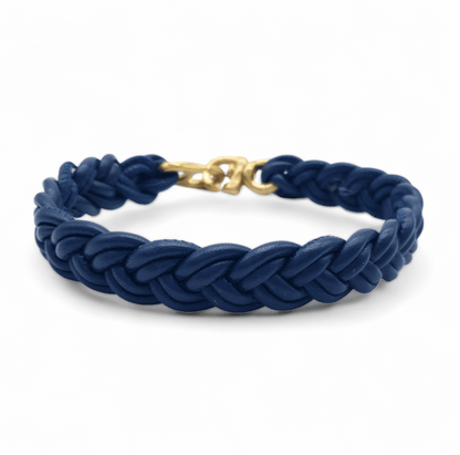 Flechthalsband Navy