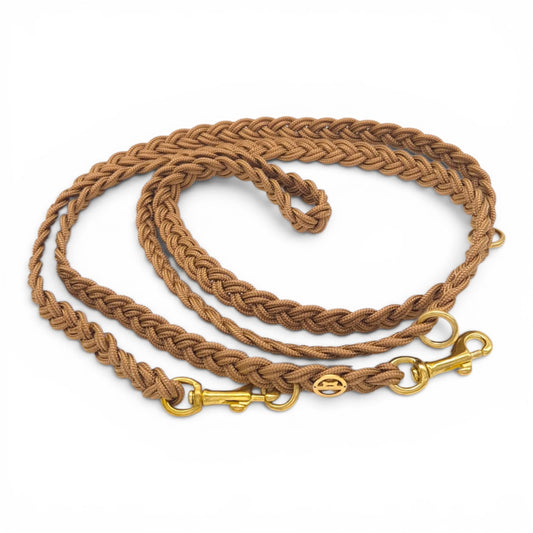 Paracord Flechtleine "Braun"