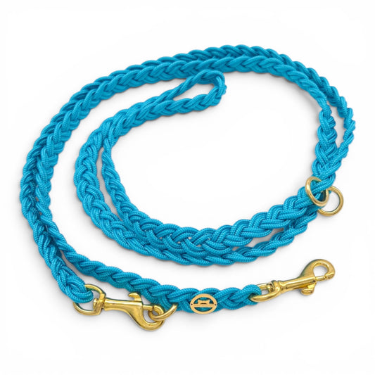 Paracord Flechtleine "Aquamarine"