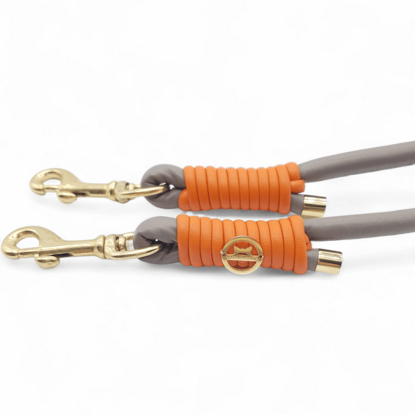 Leine Taupe-Orange